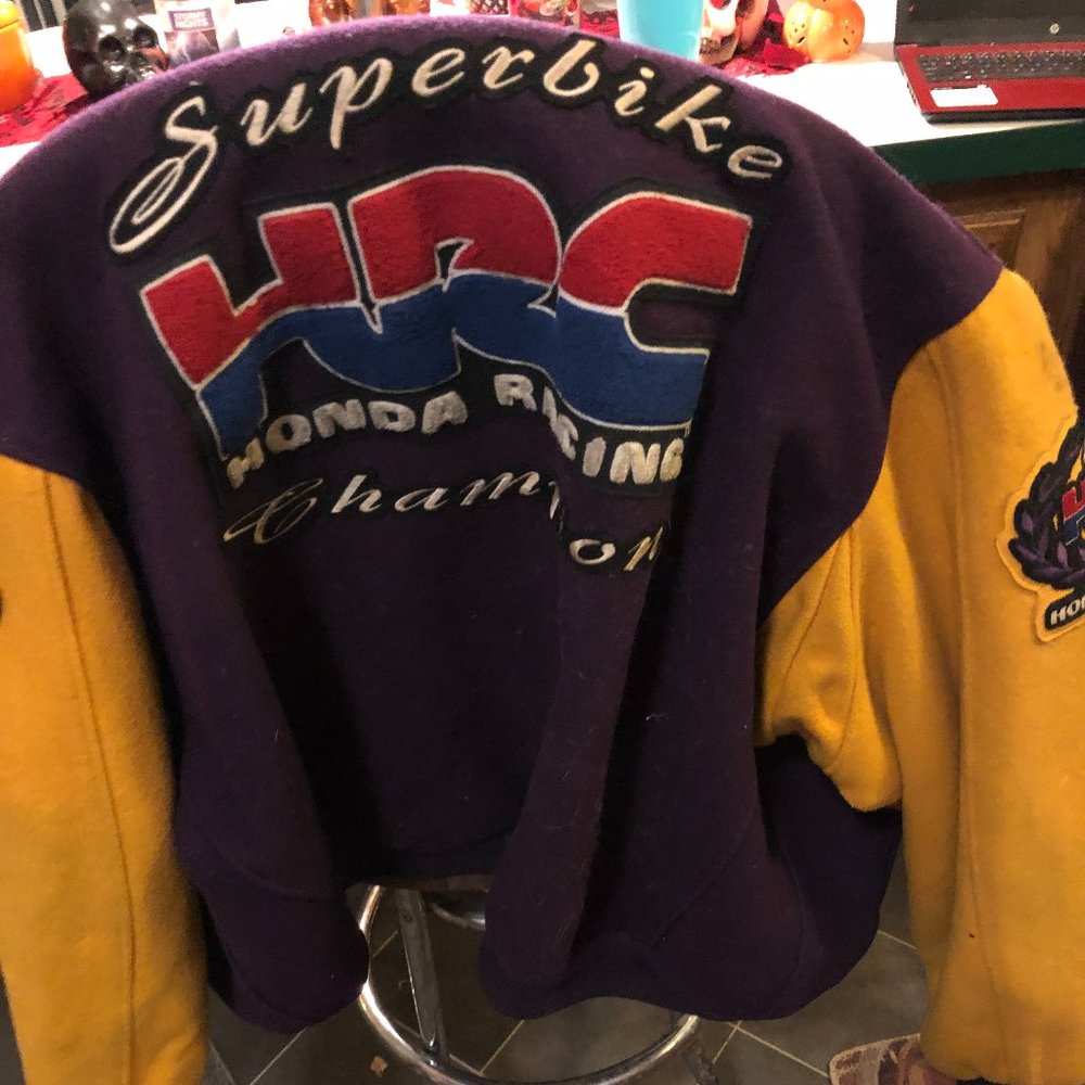 Official Honda Superbike Racing jacket with patches